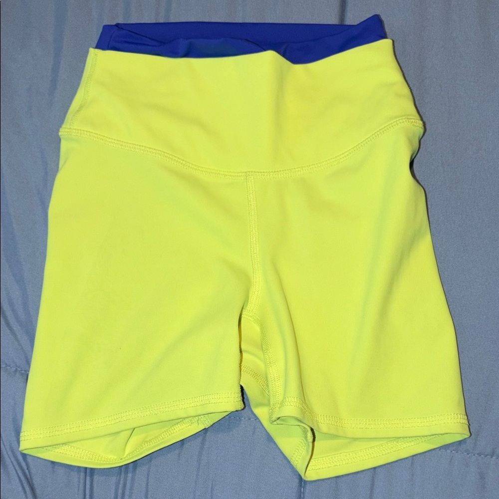 FIVE Yellow and Blue Shorts AXS